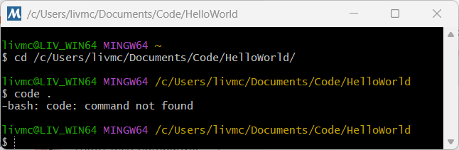 Error Example